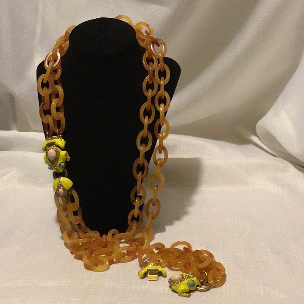 J. Crew necklace and bracelet